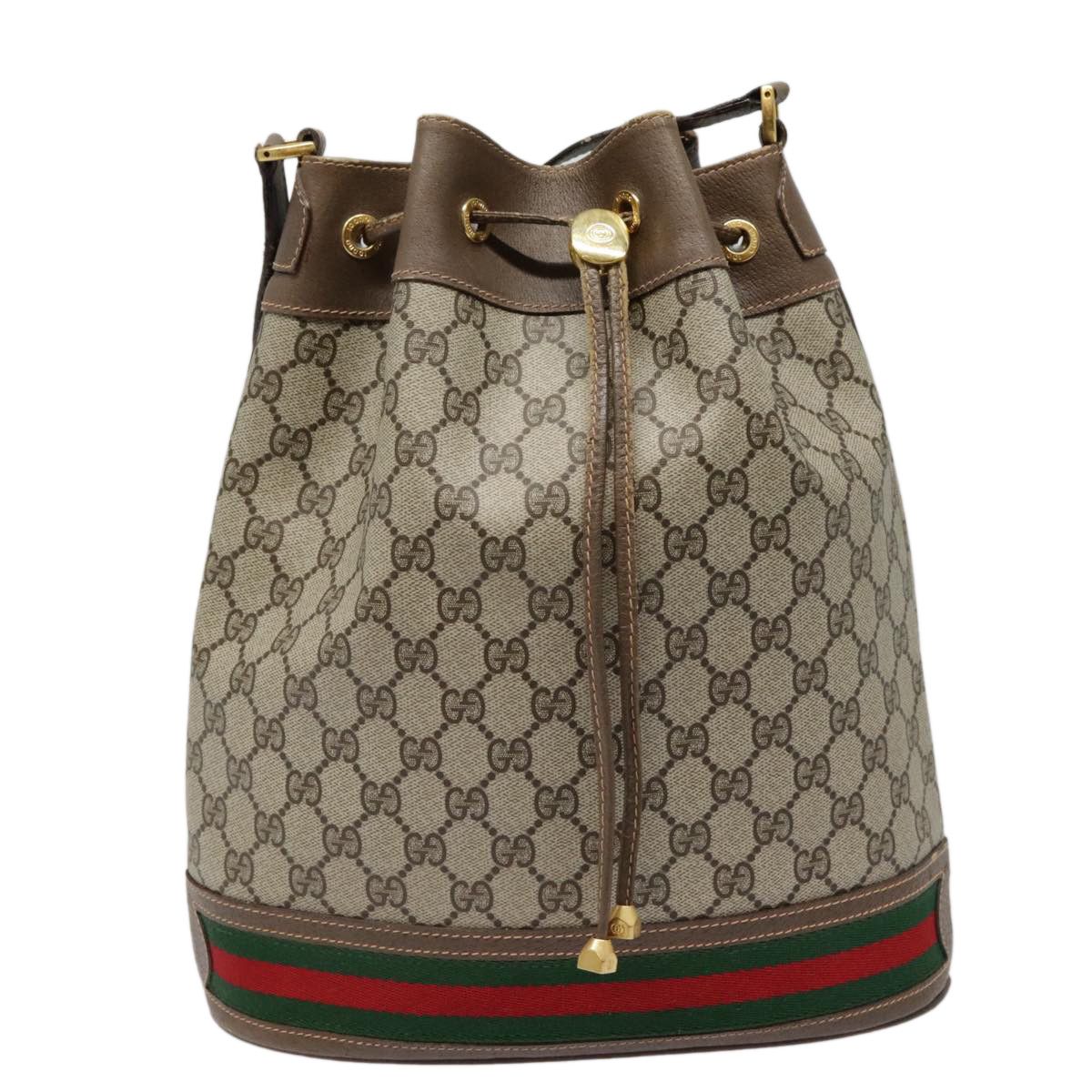 Gucci Beige Canvas Shoulder Bag (Pre-Owned) Size ONE SIZE - 1 Thumbnail