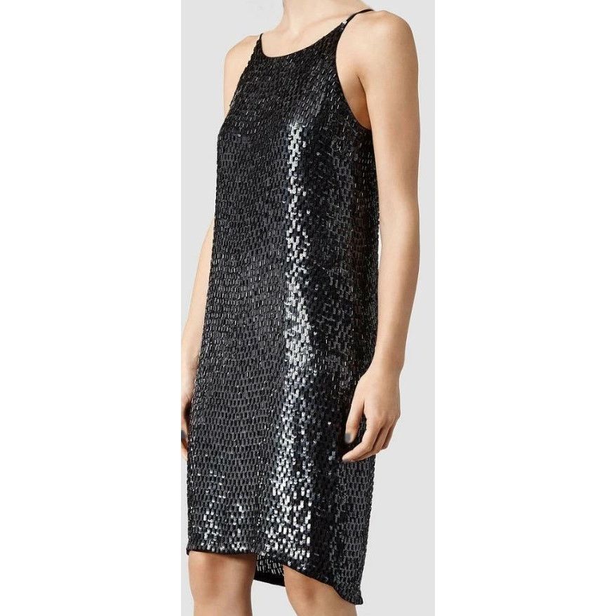 Allsaints All Saints Cecile Beaded Hand Embellished Dress Size 4 Size S / US 4 / IT 40 - 9 Thumbnail