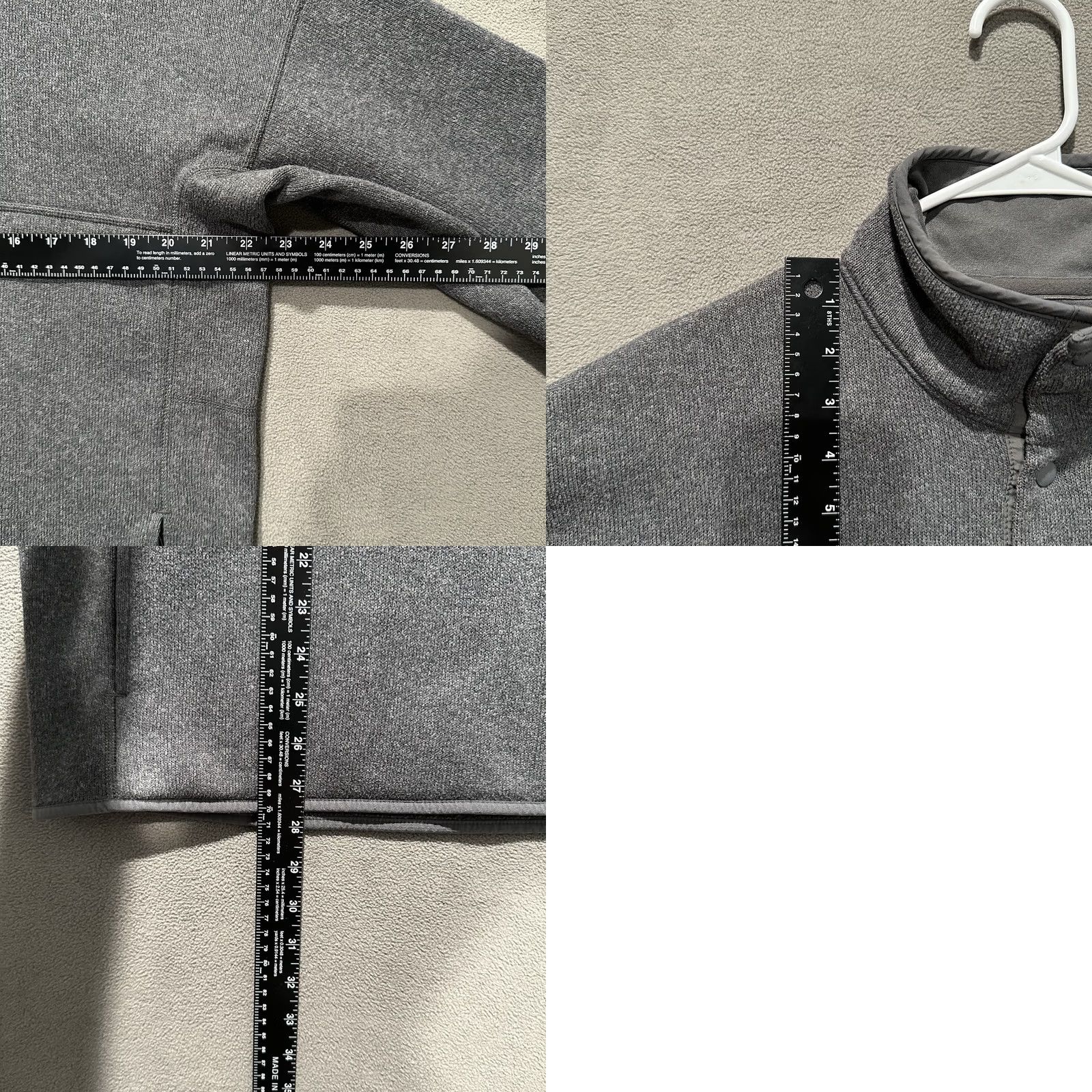 Patagonia Patagonia Jacket Mens L Gray Lightweight Better Sweater Marsupial Full Zip Lined Pockets Casual Outdoor 90s Style Mens Size US L / EU 52-54 / 3 - 8 Thumbnail