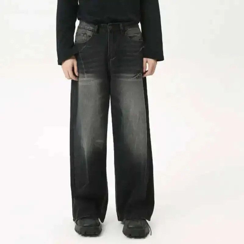 Jean American Style Male Jeans Loose Zipper Wide-leg Size US 32 / EU 48 - 5 Thumbnail