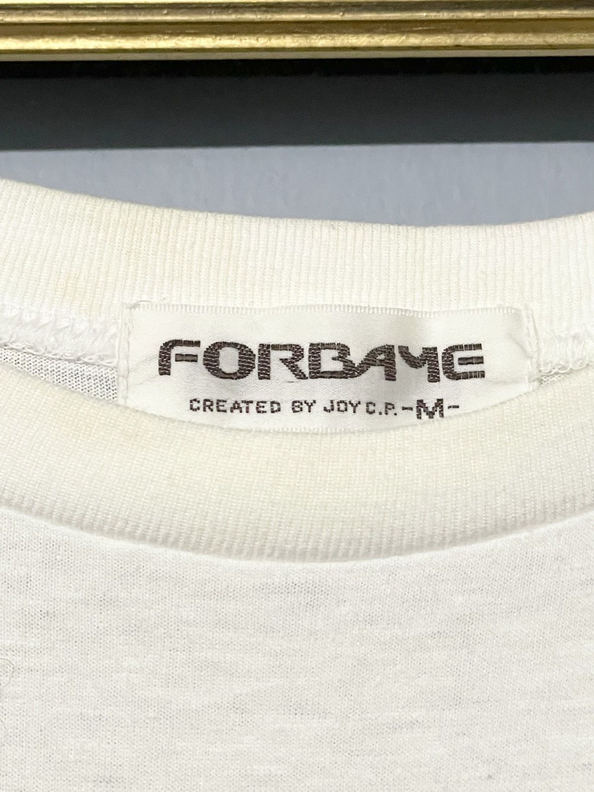 Japanese Brand Vintage Single Stitch Designer Forbaye NaturalForces Art Tee Size US S / EU 44-46 / 1 - 7 Thumbnail