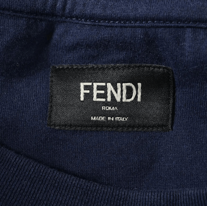 Fendi Cotton T-shirt Navy Blue Size US XL / EU 56 / 4 - 5 Thumbnail