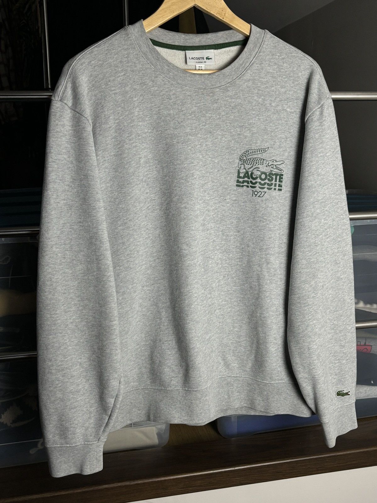 Lacoste Lacoste Sweatshirt Logo Crewneck Size US XL / EU 56 / 4 - 2 Thumbnail