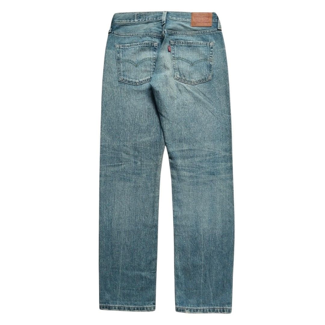 Levi's Levis 501 tapered paint splatter selvedge jeans Size US 28 / EU 44 - 2 Thumbnail