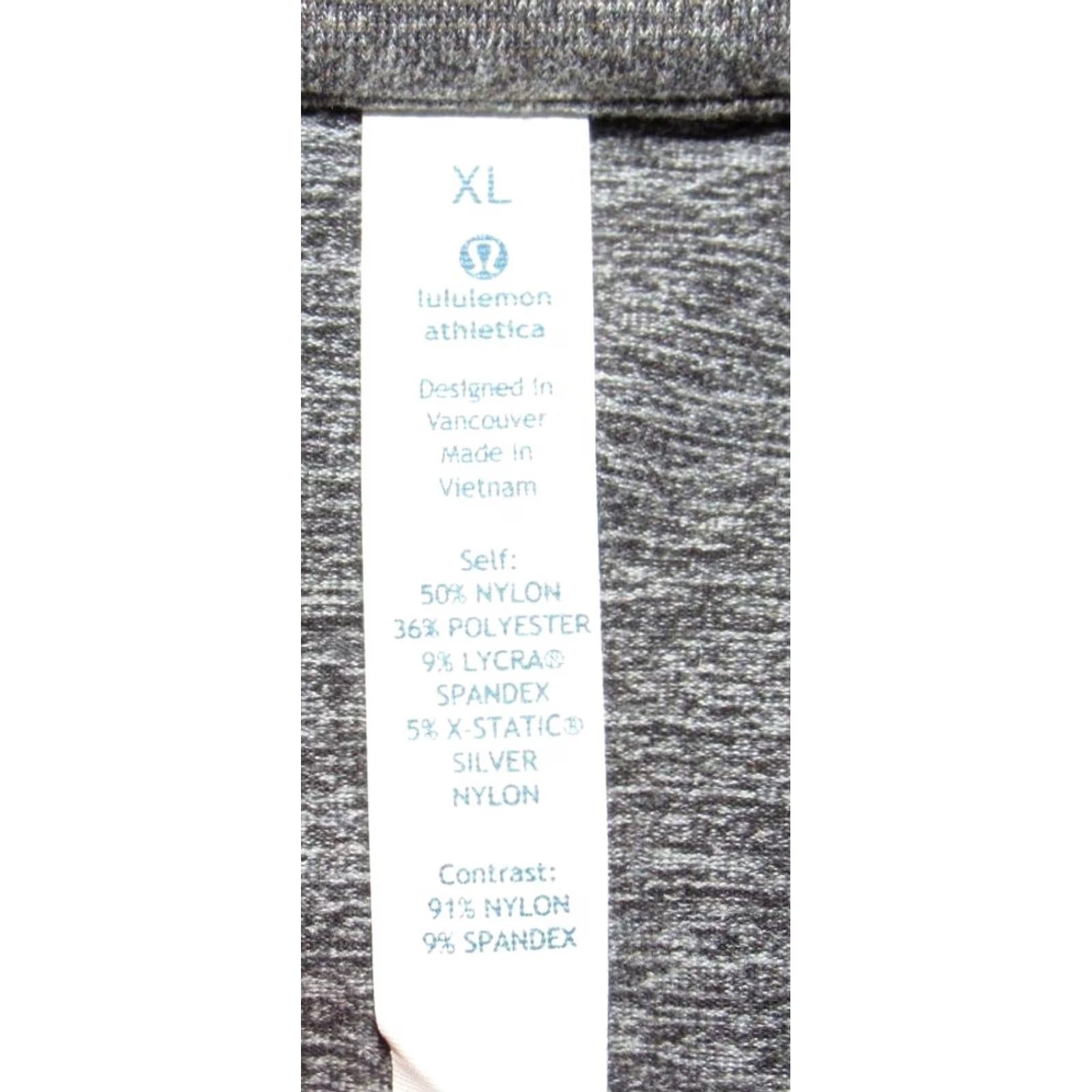 Lululemon LULULEMON Grey 1/4 Zip Long Sleeve Shirt Large Mens Size US L / EU 52-54 / 3 - 4 Thumbnail