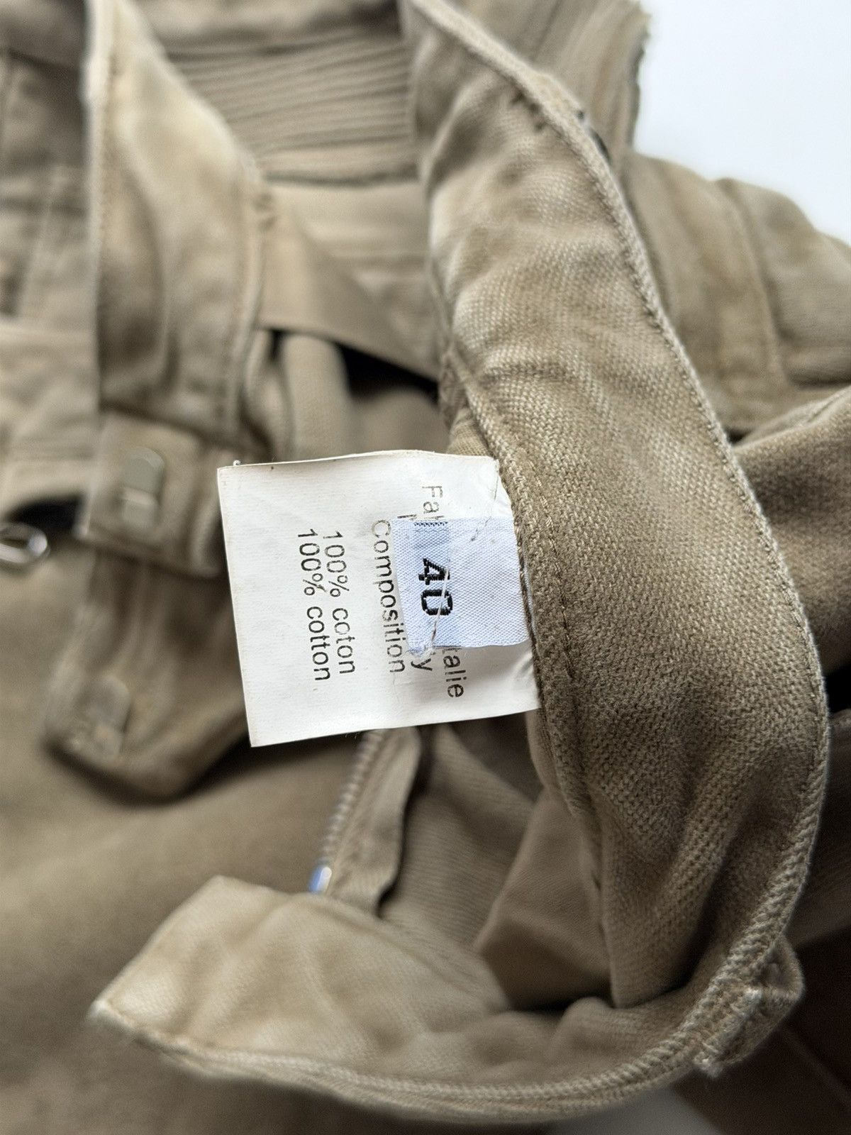 Balmain BALMAIN Decarnin SS 2010 Wax ‘Stain’ Biker Denim Zip Jeans Size US 28 / EU 44 - 20 Thumbnail
