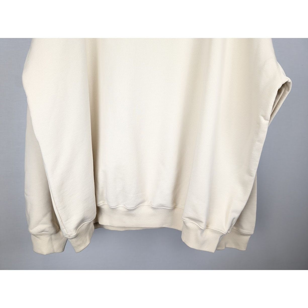 Balenciaga o1rshd1 Hoodie Embroider Pol Bouclette in Cream/Black/Blue Size US S / EU 44-46 / 1 - 13 Thumbnail