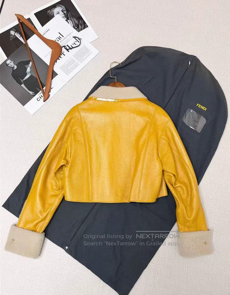 Fendi Fendi Leather and fur integrated biker jacket Size XS / US 0-2 / IT 36-38 - 5 Thumbnail