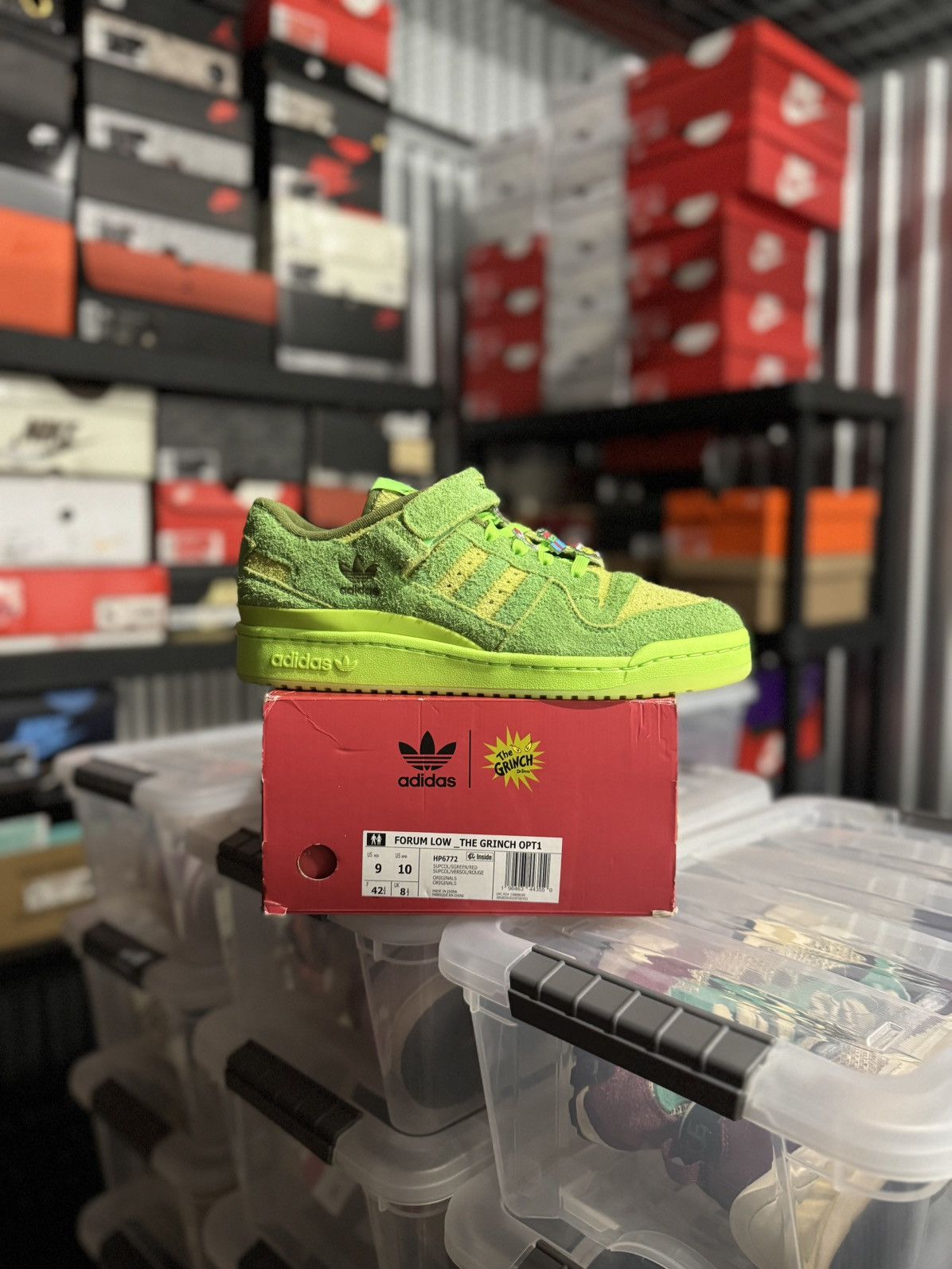 Adidas Adidas x Dr. Seuss Forum Low The Grinch Size 9 Size US 9 / EU 42 - 1 Thumbnail