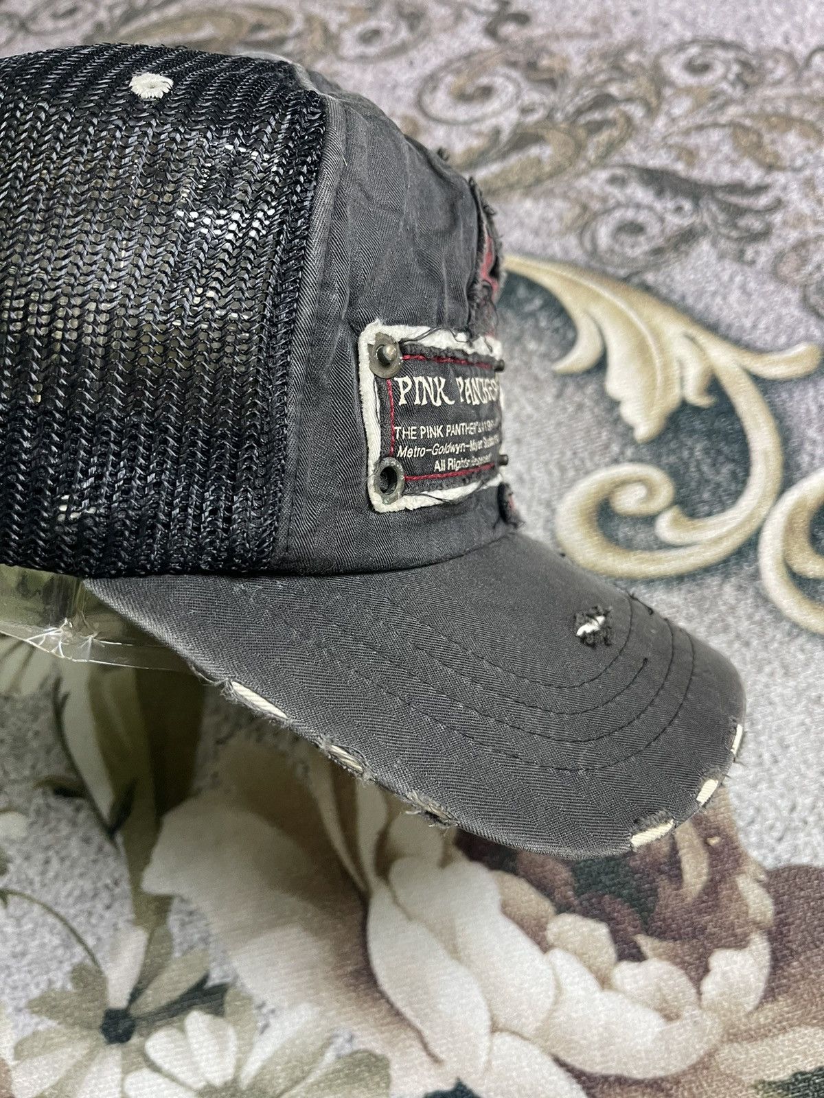 Cartoon Network × Vintage Vintage Y2k Pink Panther Cross Trucker Hat Size ONE SIZE - 6 Thumbnail