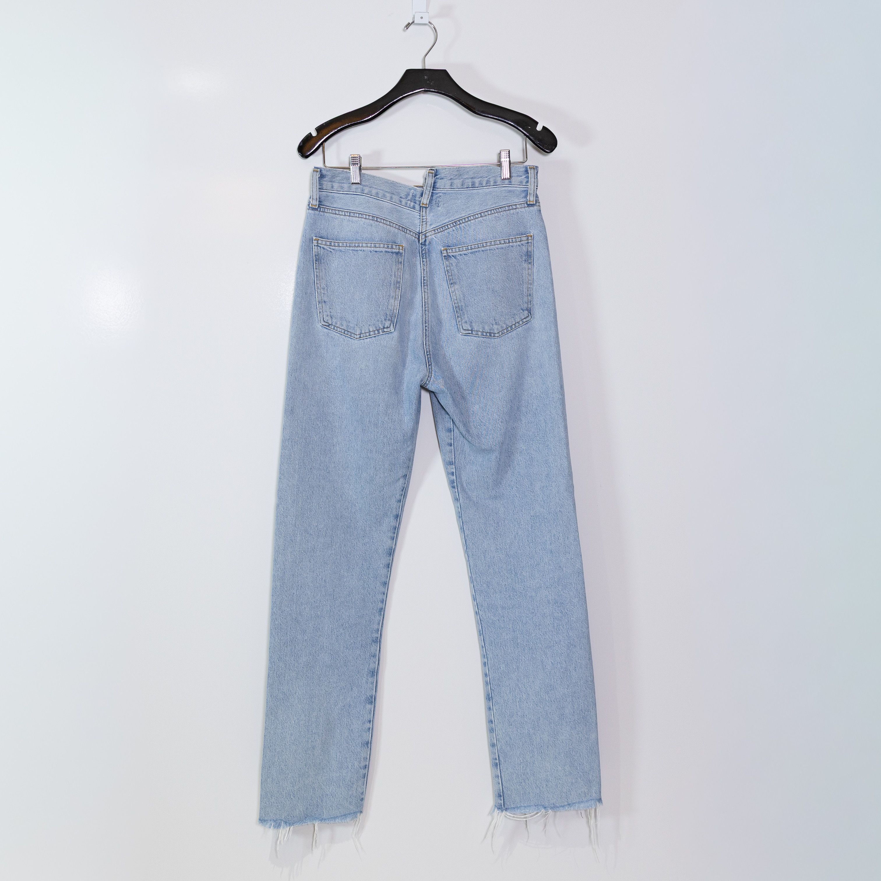 Agolde Agolde Criss Cross Straight Leg Mid Rise Size 27" / US 4 / IT 40 - 4 Thumbnail