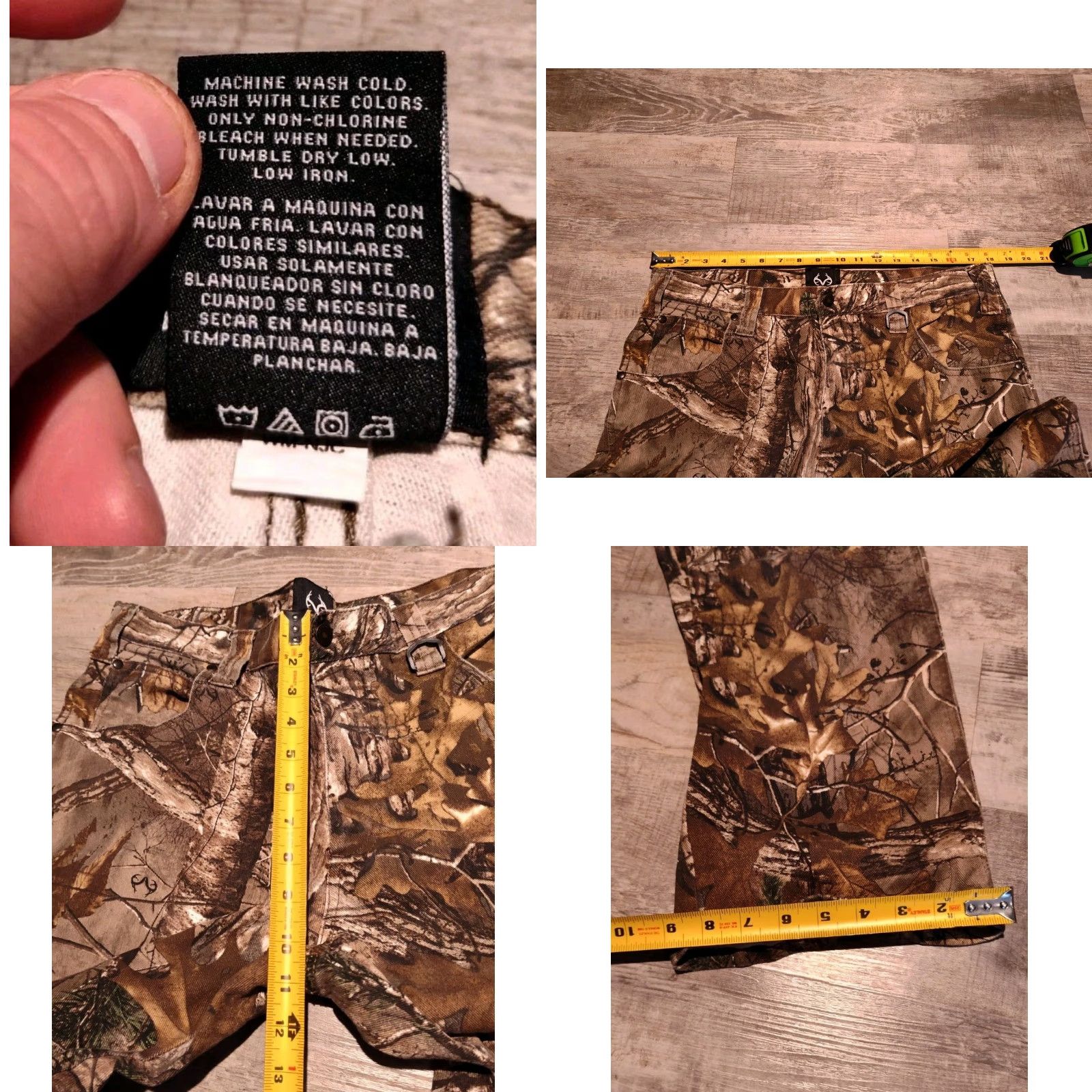 Realtree Realtree Men’s Camouflage Cargo Pants Outdoor Hunting Workwear Size 36x28 Mid Rise Size US 36 / EU 52 - 8 Thumbnail