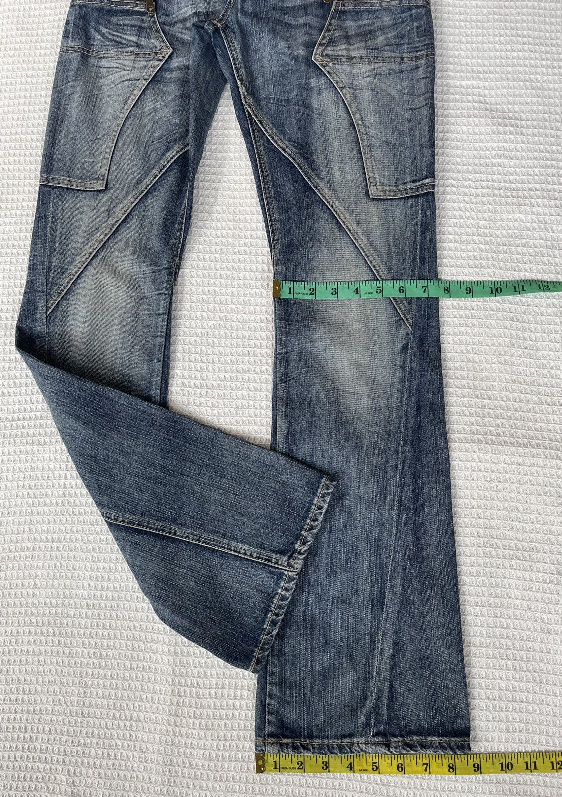 If Six Was Nine × Japanese Brand × Michel Klein Vintage’90s🔥MICHEL KLEIN🔥Side Pocket Bootcut Jeans Size US 31 - 7 Thumbnail