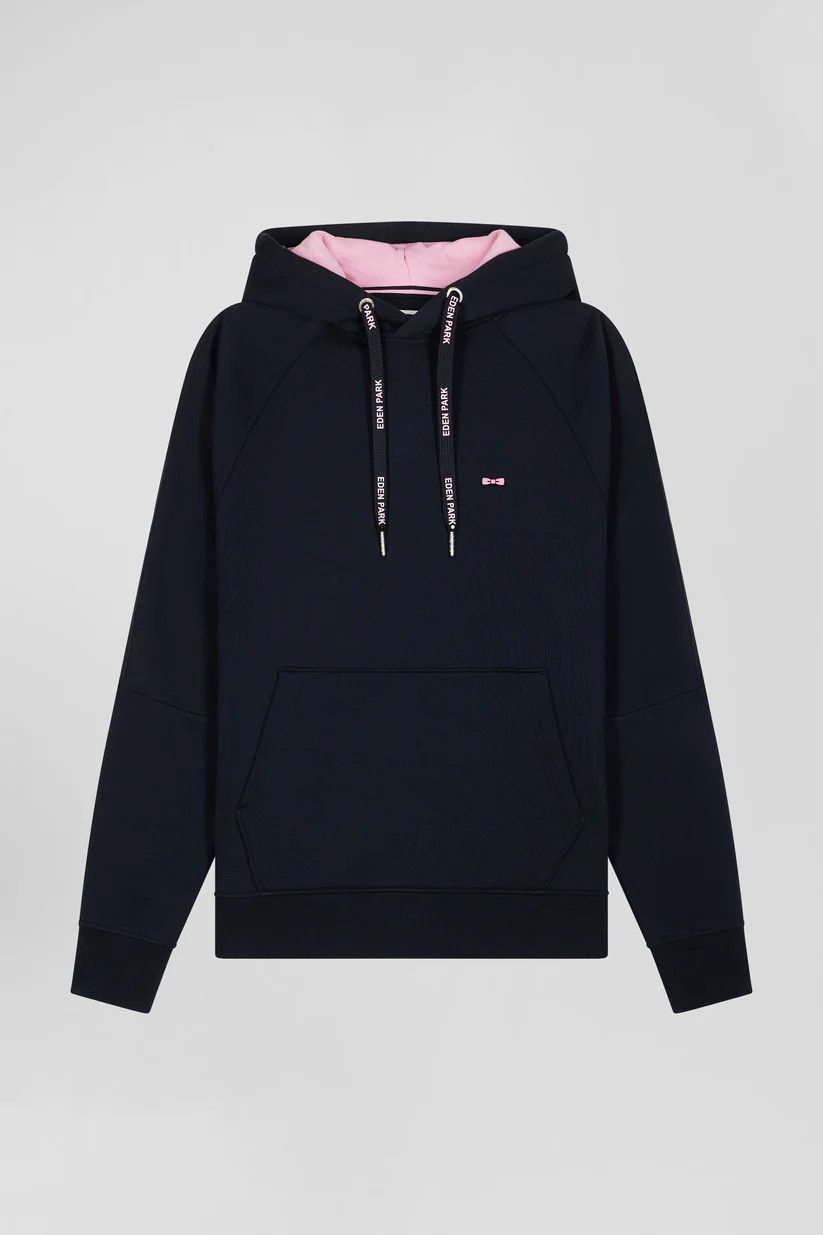 Eden Park o1s22i1n1024 Raglan Hooded Sweatshirt in Blue Size US S / EU 44-46 / 1 - 1 Thumbnail