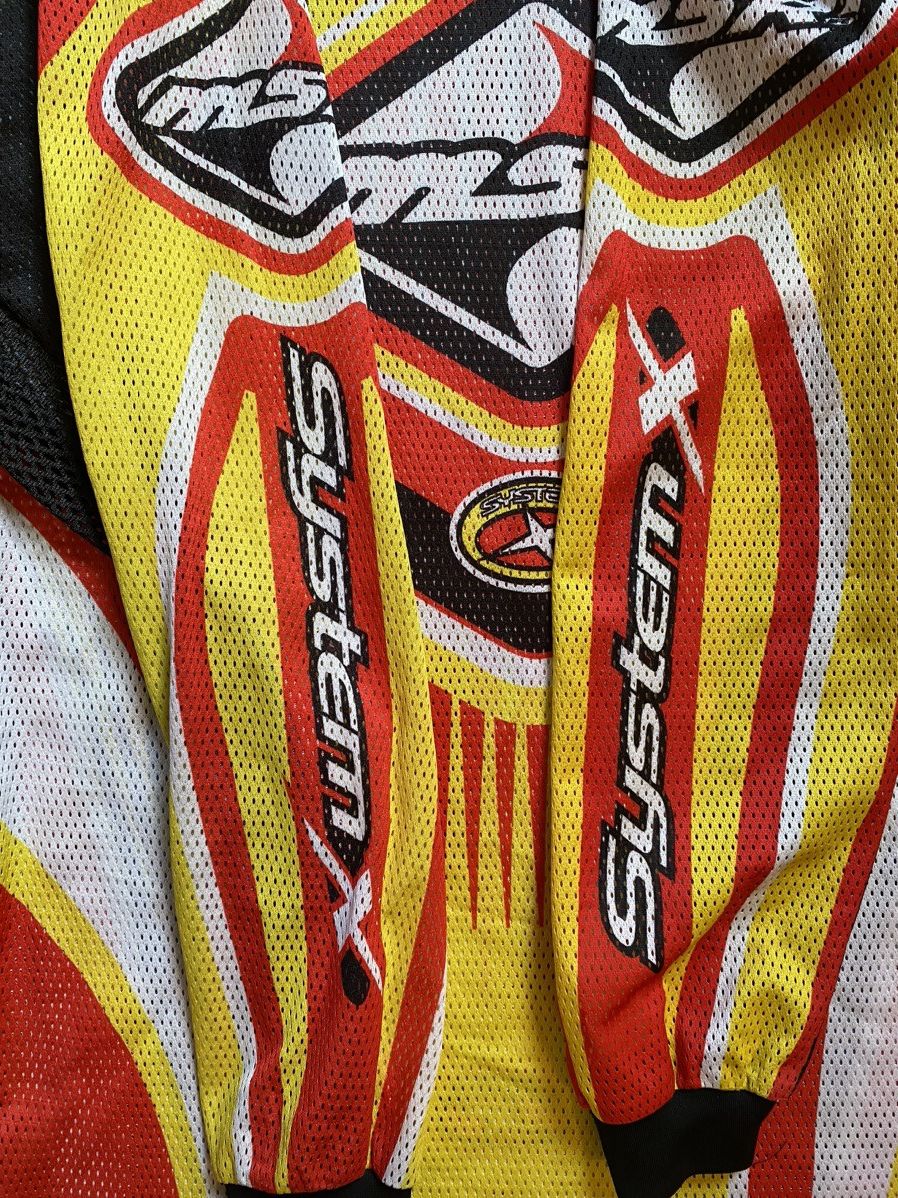 Fox Racing × Vintage VINTAGE MSR Mesh Long Sleeve Jersey Size US L / EU 52-54 / 3 - 4 Thumbnail