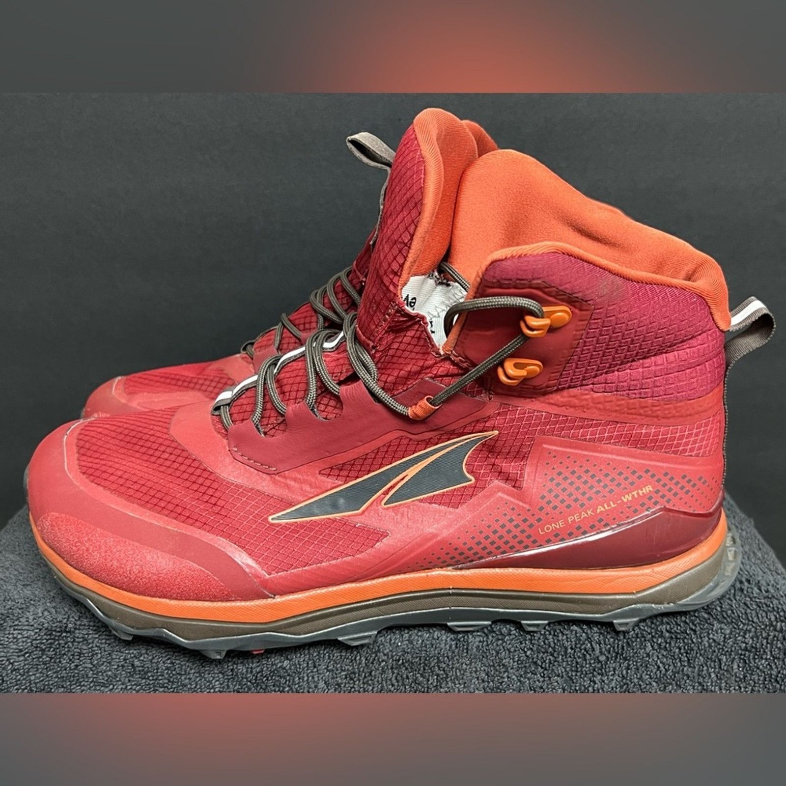 Altra Altra Lone Peak All-WTHR Mid Hiking Boots Men's Sz 12 Marron Size US 12 / EU 45 - 2 Thumbnail