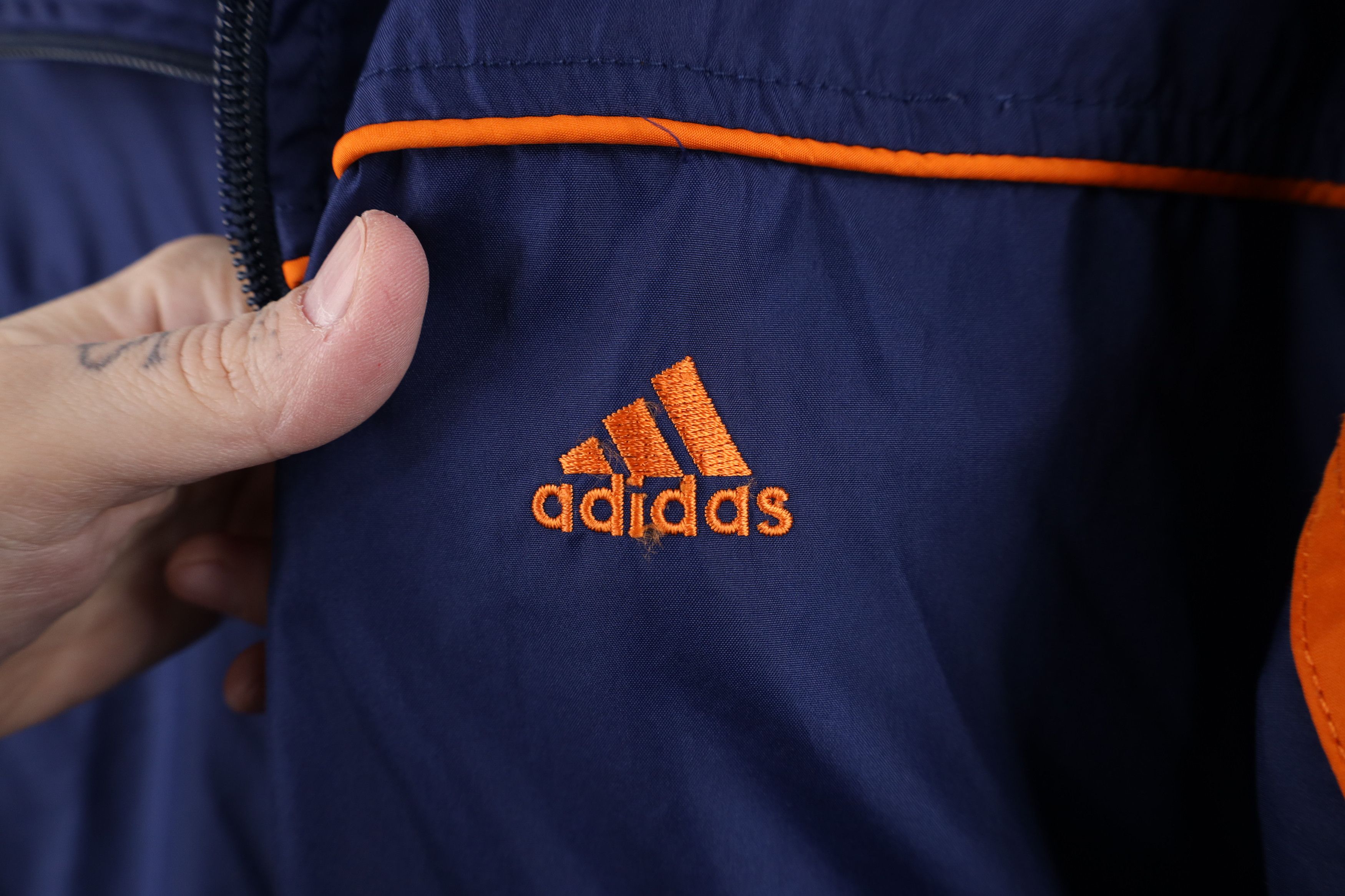 Adidas Vintage 90s Adidas Half Zip Pullover Windbreaker Jacket Size US S / EU 44-46 / 1 - 4 Thumbnail