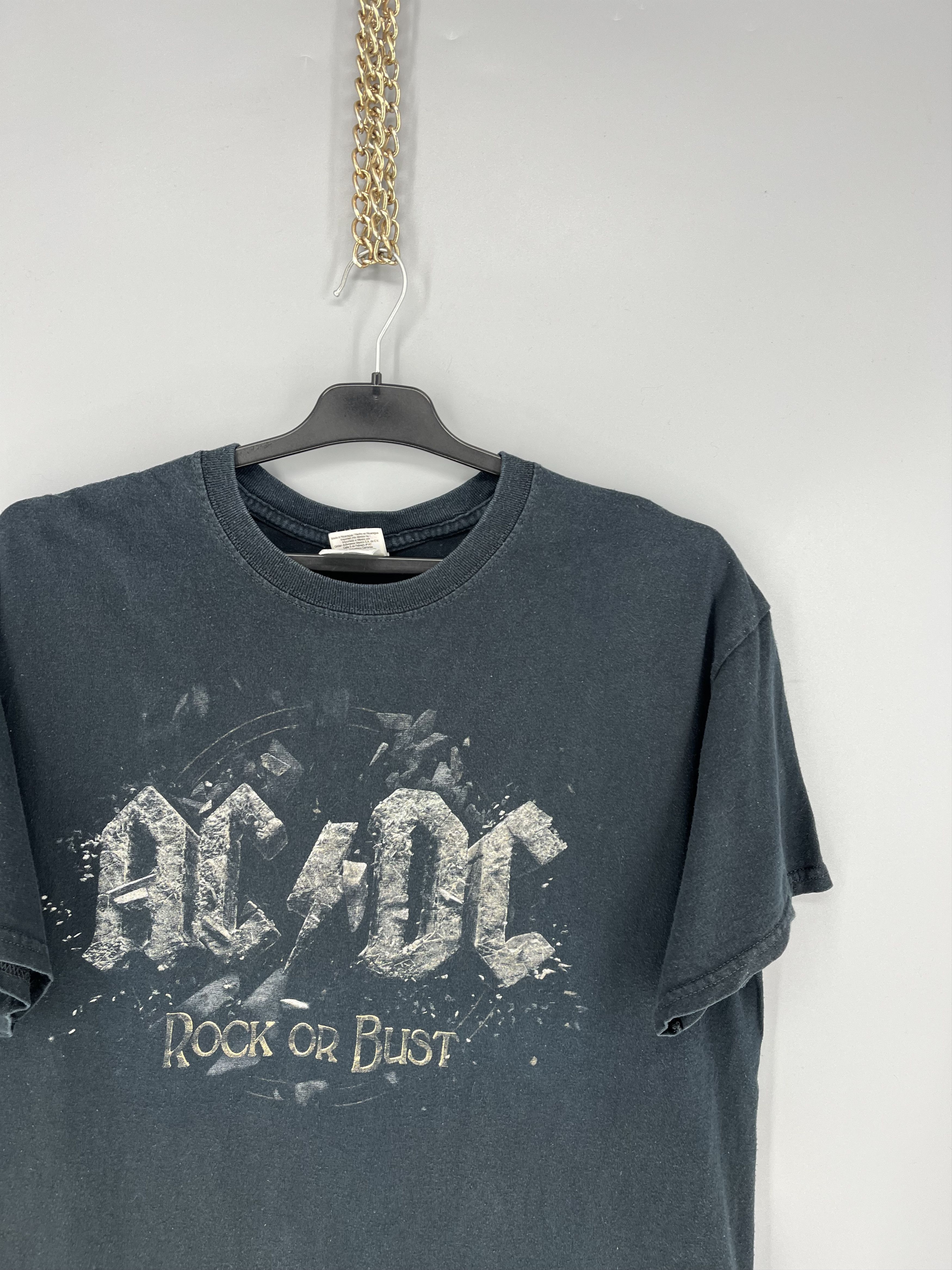 Vintage AC DC Rock or Bust Vintage Rock Band T-Shirt Size US L / EU 52-54 / 3 - 5 Thumbnail