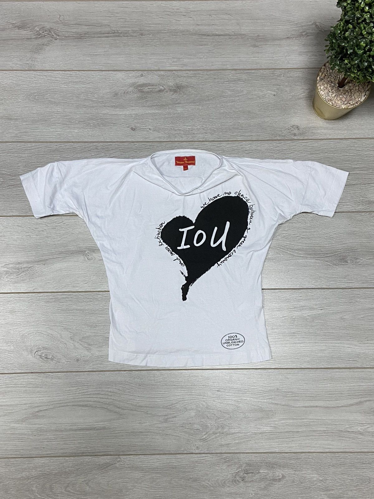 Vivienne Westwood Vivienne Westwood RARE big heart IOU designer t-shirt Size S / US 4 / IT 40 - 3 Thumbnail