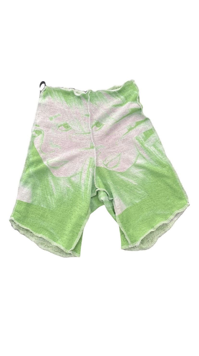 image of 1Xblue Slime Shorts in Green, Women's (Size 26)