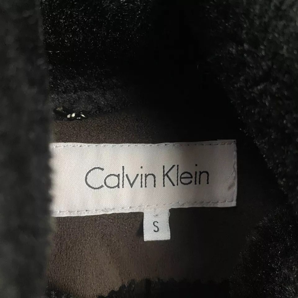 Calvin Klein Calvin Klein Jacket Women's Small Suede Faux Fur Lined Size S / US 4 / IT 40 - 2 Thumbnail