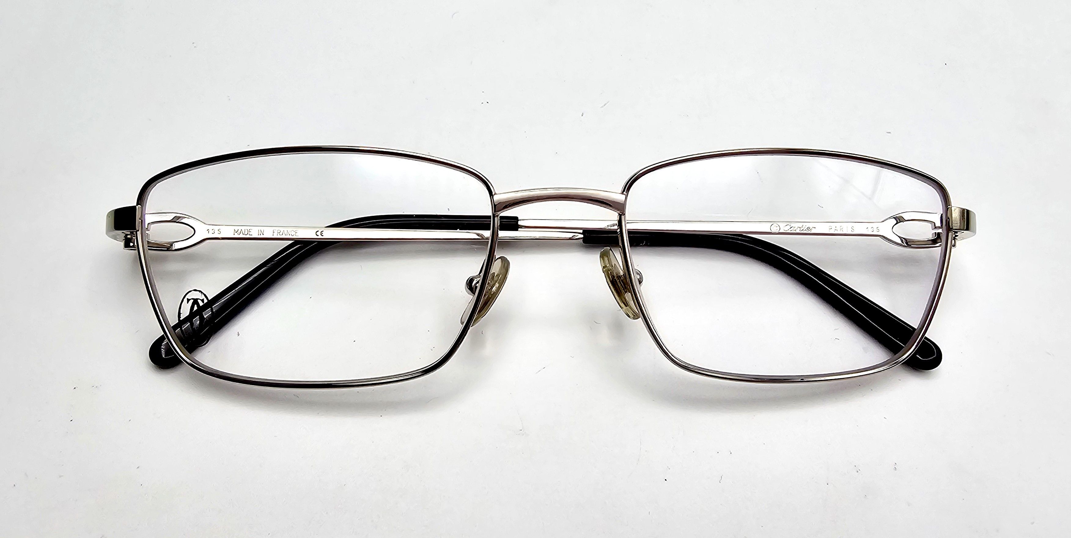 Cartier NEW! Cartier C-Decor Full Rim Silver Glasses Size ONE SIZE - 4 Thumbnail