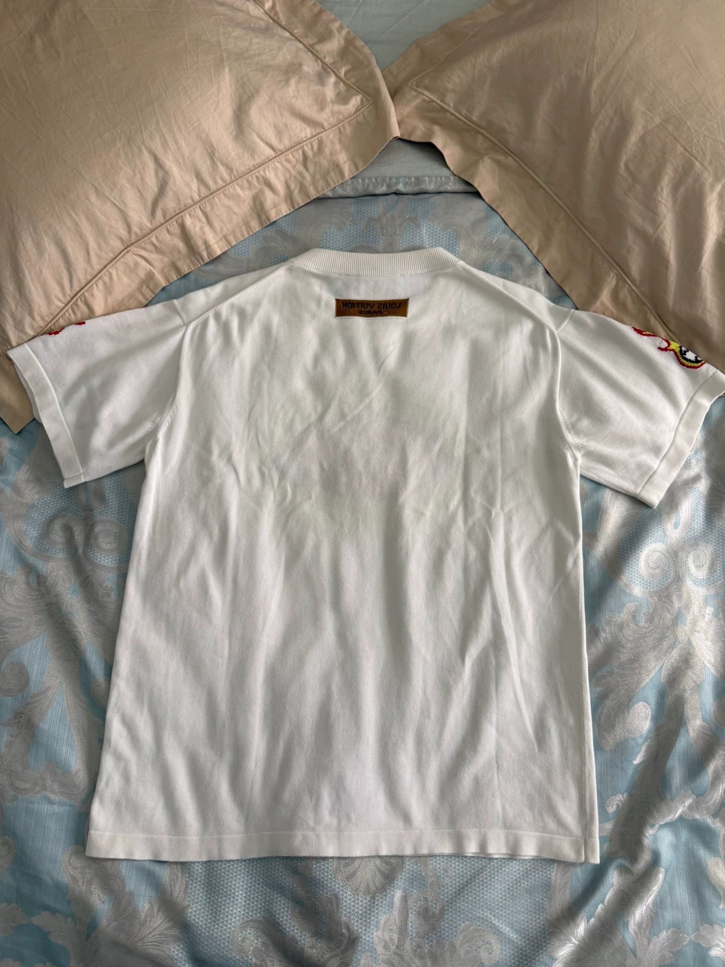 Louis Vuitton LV Big Logo Basketball Knit Short Sleeve T-shirt L Size US L / EU 52-54 / 3 - 2 Thumbnail