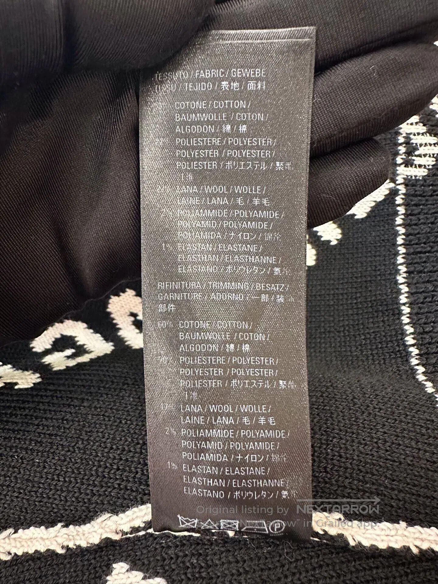 Balenciaga Balenciaga Women's Logo Print Sweater. Size S / US 4 / IT 40 - 7 Thumbnail