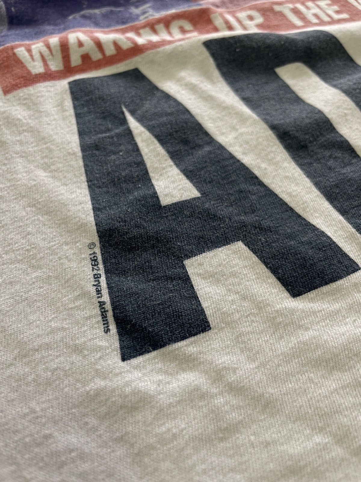 Band Tees × Vintage Vintage 90s Bryan Adams “WAKING UP THE WORLD TOUR” Band Tees Size US XL / EU 56 / 4 - 4 Thumbnail