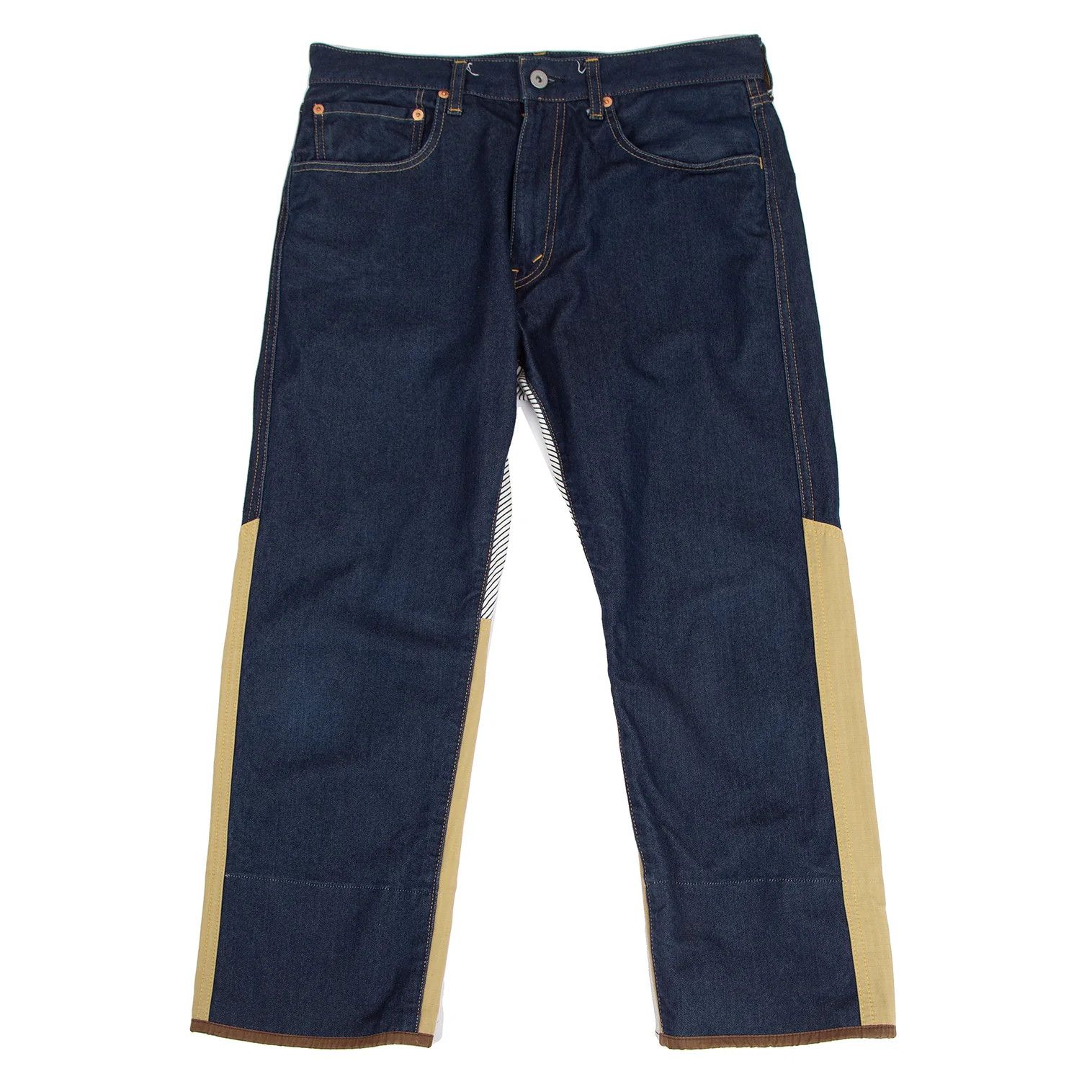 Junya Watanabe Denim Pants with Hickory Ripstop in Indigo Color, XS Size US 30 / EU 46 - 1 Thumbnail
