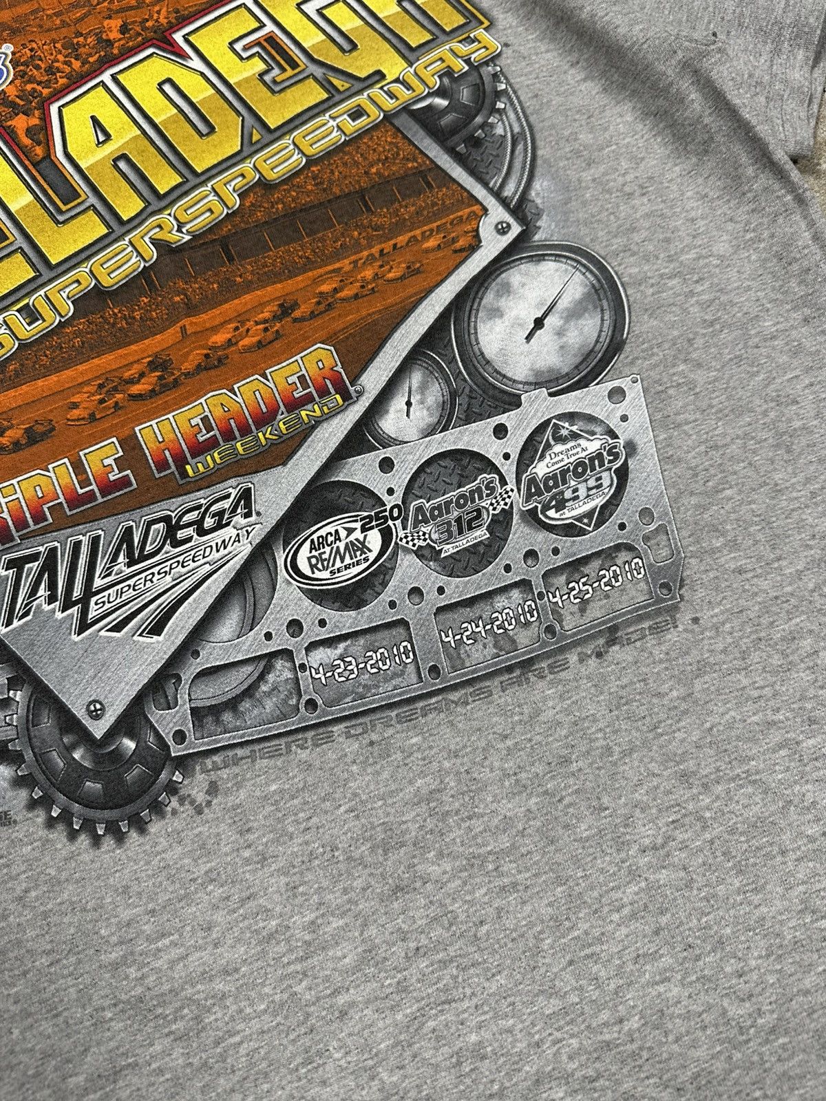 Chase Authentics Vintage Chase Authentics Nascar Talladega Racing Tee Size US M / EU 48-50 / 2 - 11 Thumbnail