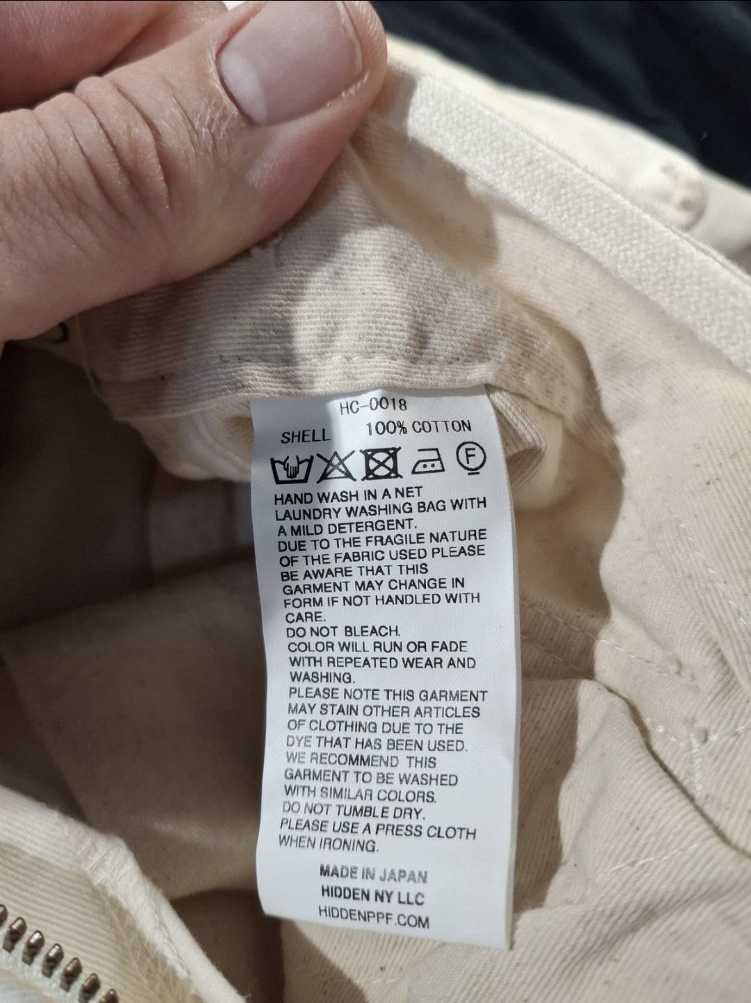 HIDDEN Hidden NY JDE Painted Cargo Pants - Dirty White - Large Size US 33 - 5 Thumbnail