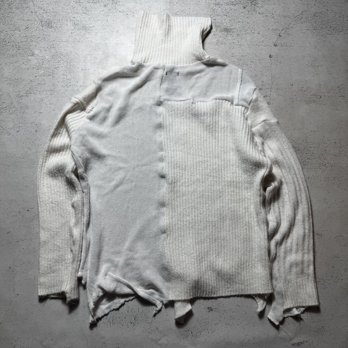 Japanese Brand vintage japan asymmetrical sweater with grave real archive Size M / US 6-8 / IT 42-44 - 8 Thumbnail