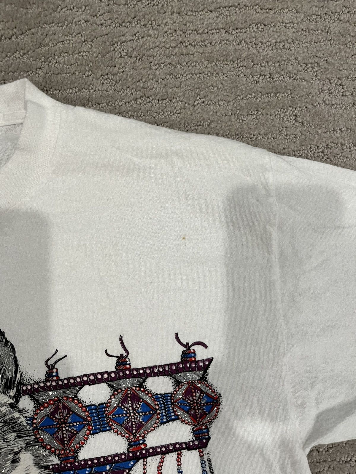Vintage Vintage Tribal Glitter Wolf Nature Tee Size US M / EU 48-50 / 2 - 5 Thumbnail