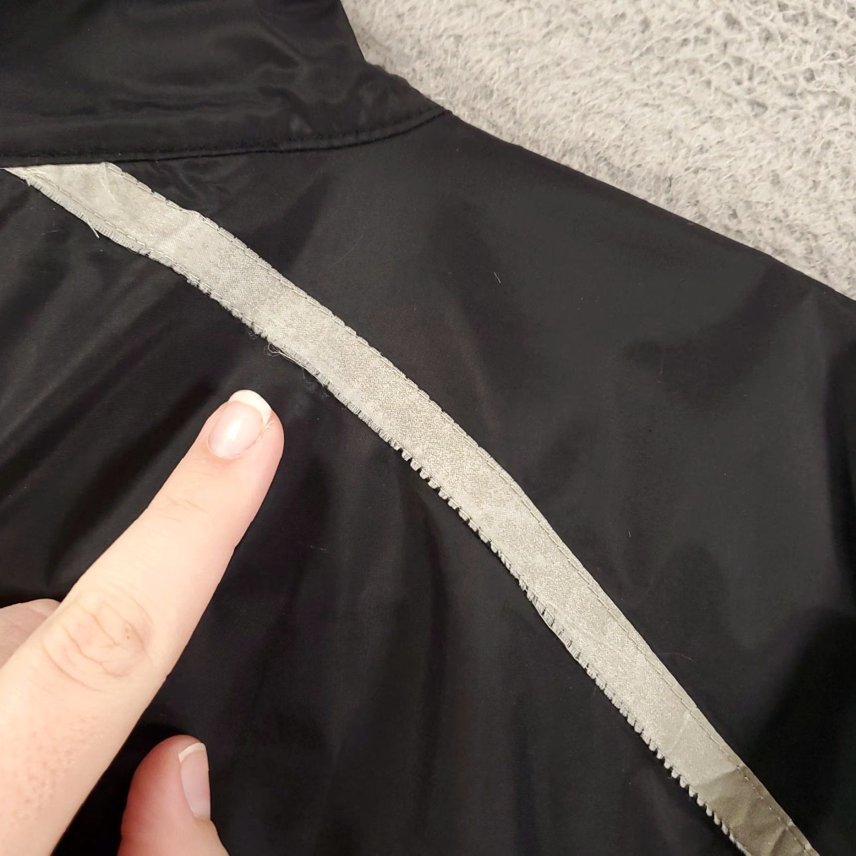 Vintage VINTAGE Teknic Motorcycle Jacket Men 2XL Full Zip Reflective Nylon Windbreaker Black Adult 2XL Men Motorcycle Windbreaker Reflective Logo Navy Black Size US XXL / EU 58 / 5 - 7 Thumbnail