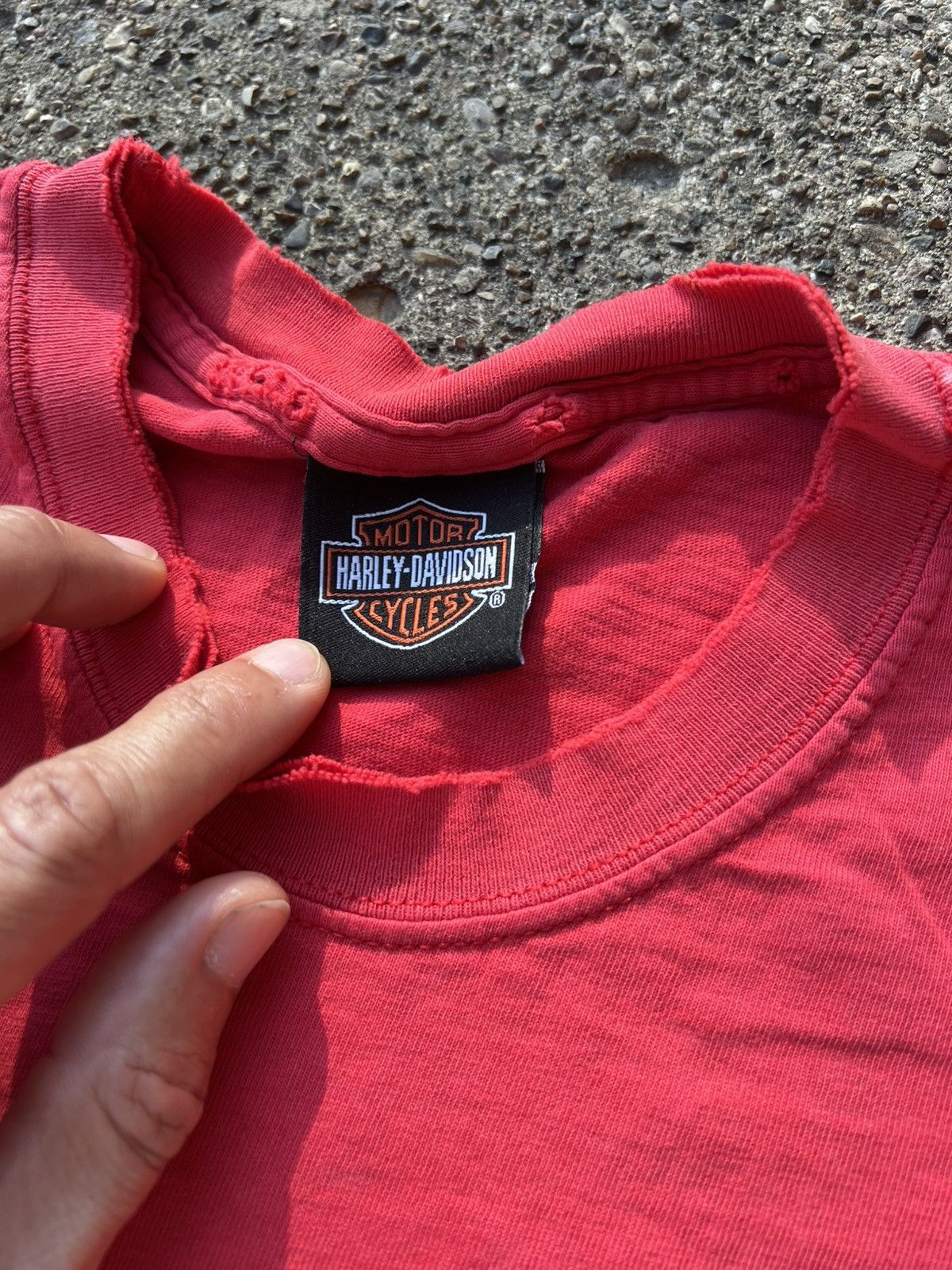 Harley Davidson × Vintage Vintage Tribal Faded / Distressed Harley Davidson T Shirt M Size US M / EU 48-50 / 2 - 4 Thumbnail