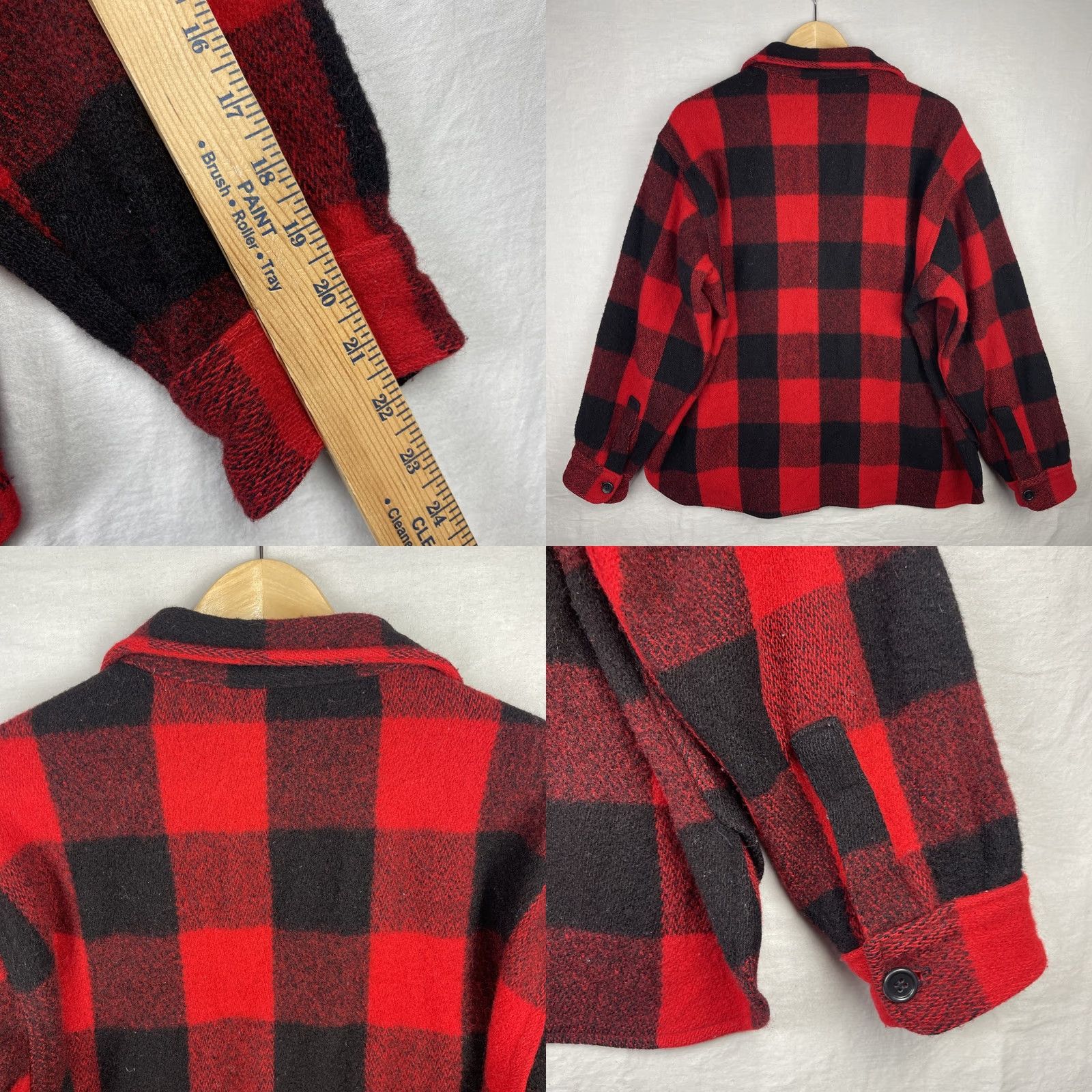 Vintage VINTAGE Woolrich Jacket Mens XL Mackinaw Hunting Red Black Buffalo Plaid Wool 53 Size US XL / EU 56 / 4 - 9 Thumbnail