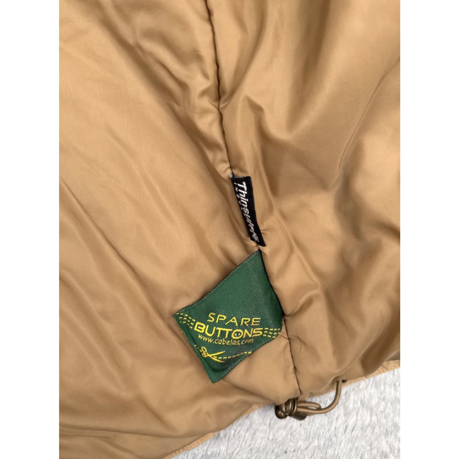 Vintage Cabela's Jacket Womens XL Tan Hooded Thinsulate Parka Coat Outdoor Size XL / US 12-14 / IT 48-50 - 4 Thumbnail