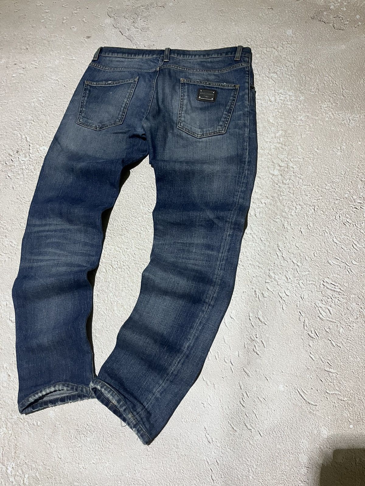 Dolce & Gabbana Dolce & Gabbana Archive Faded Blue Denim Jeans Y2K Size US 33 - 2 Thumbnail