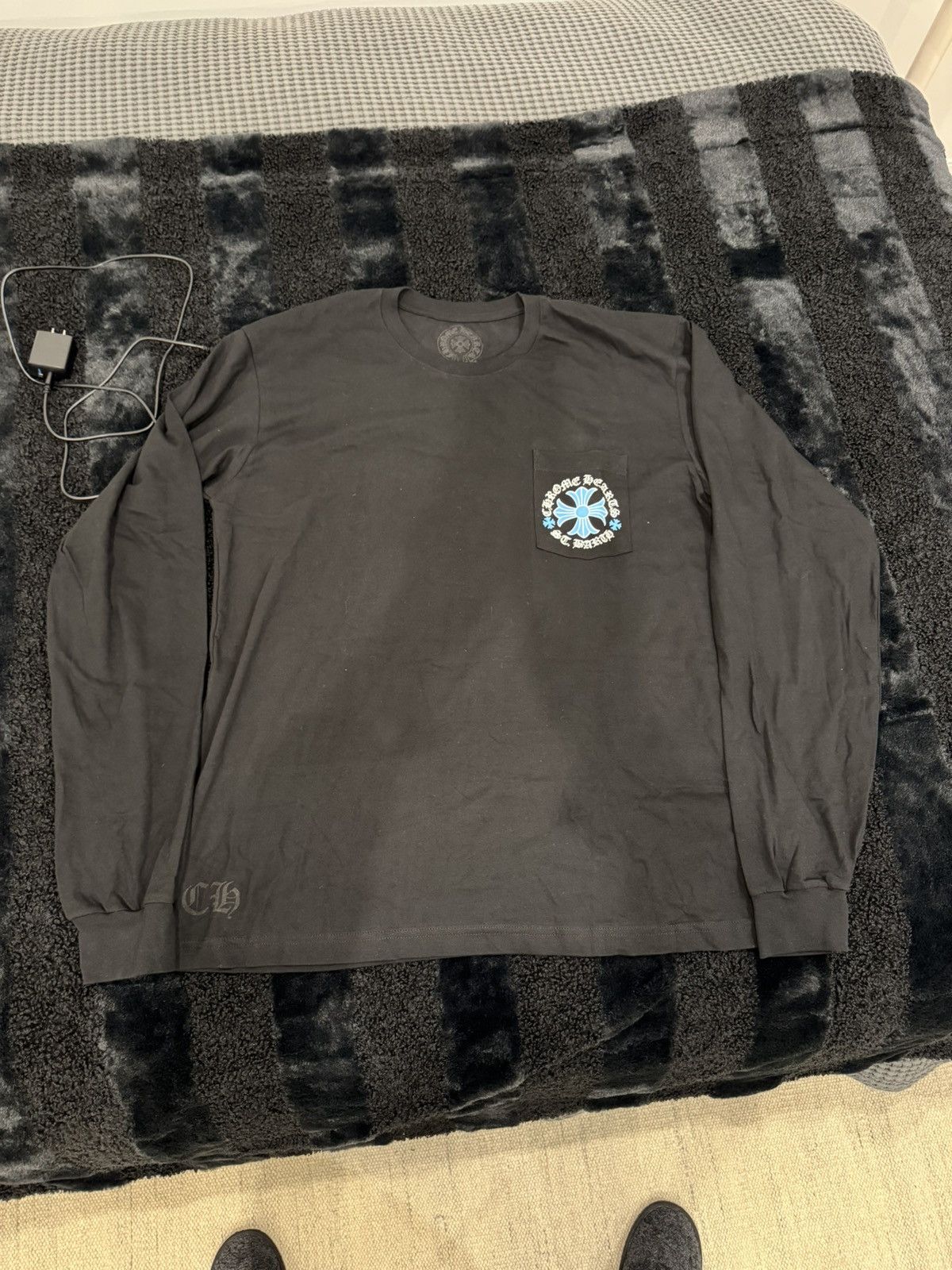 入手困難【CHROME HEARTS】St.Barth Long Sleeve T-Shirt Chrome Hearts St. Barth's Exclusive Long Sleeve T-shirt