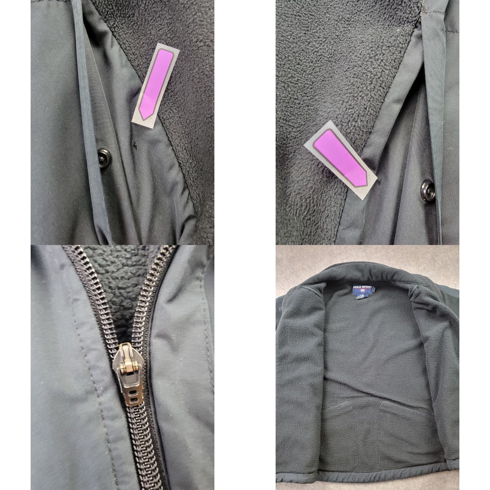 Polo Ralph Lauren Polo Ralph Lauren Sport Polo Sport Ralph Lauren Fleece Jacket Mens XL Black Full Zip Pockets Casual Size US XL / EU 56 / 4 - 8 Thumbnail