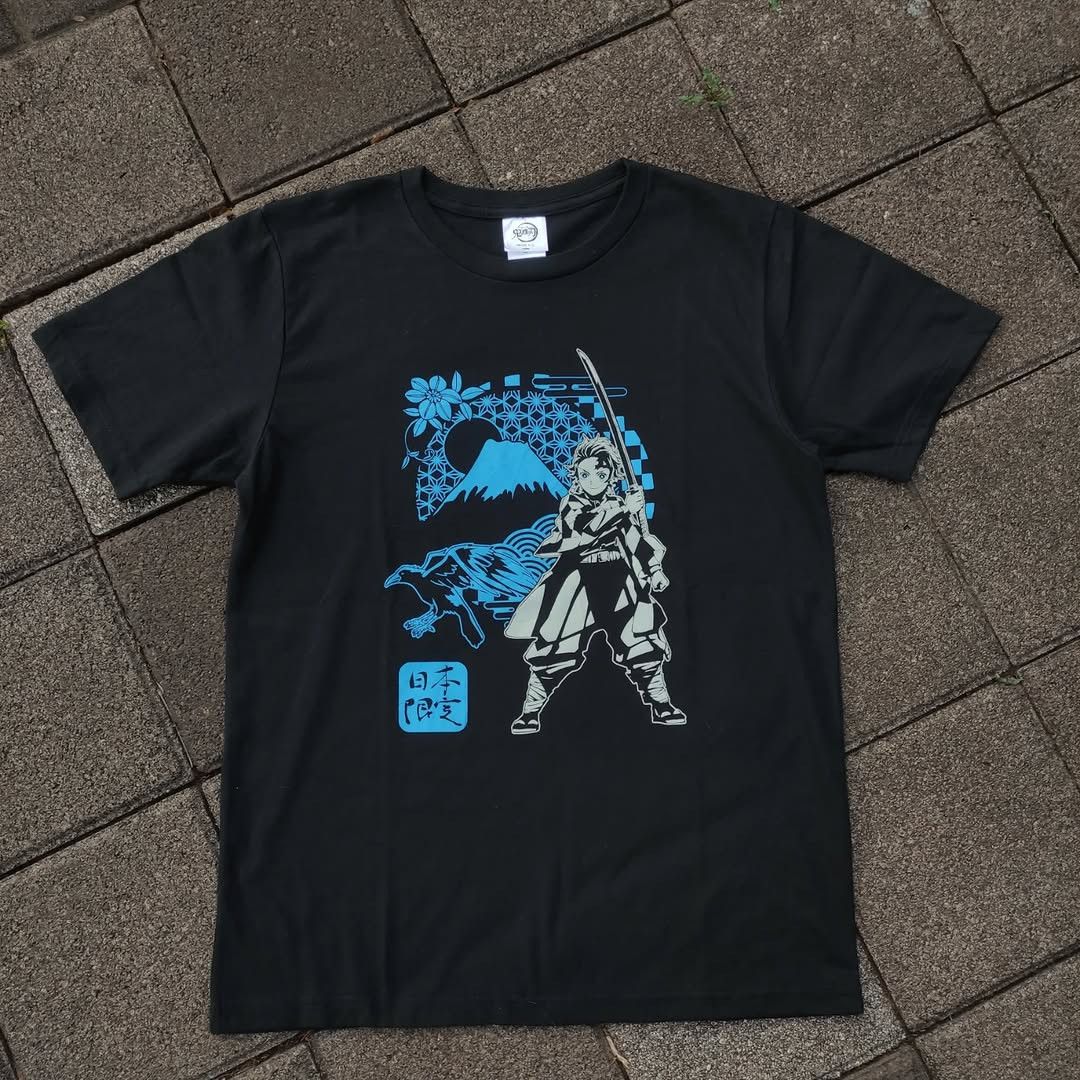 Anime Kimetsu no Yaiba Tanjiro Kamado Limited Tshirt Size US L / EU 52-54 / 3 - 2 Thumbnail
