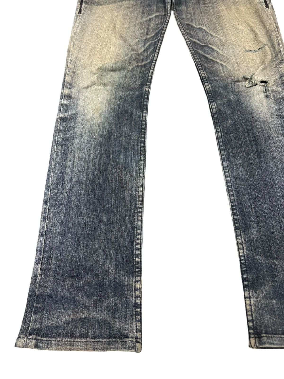 Japanese Brand Vintage Japanese Brand Mud Wash Distressed Jeans Size US 32 / EU 48 - 6 Thumbnail
