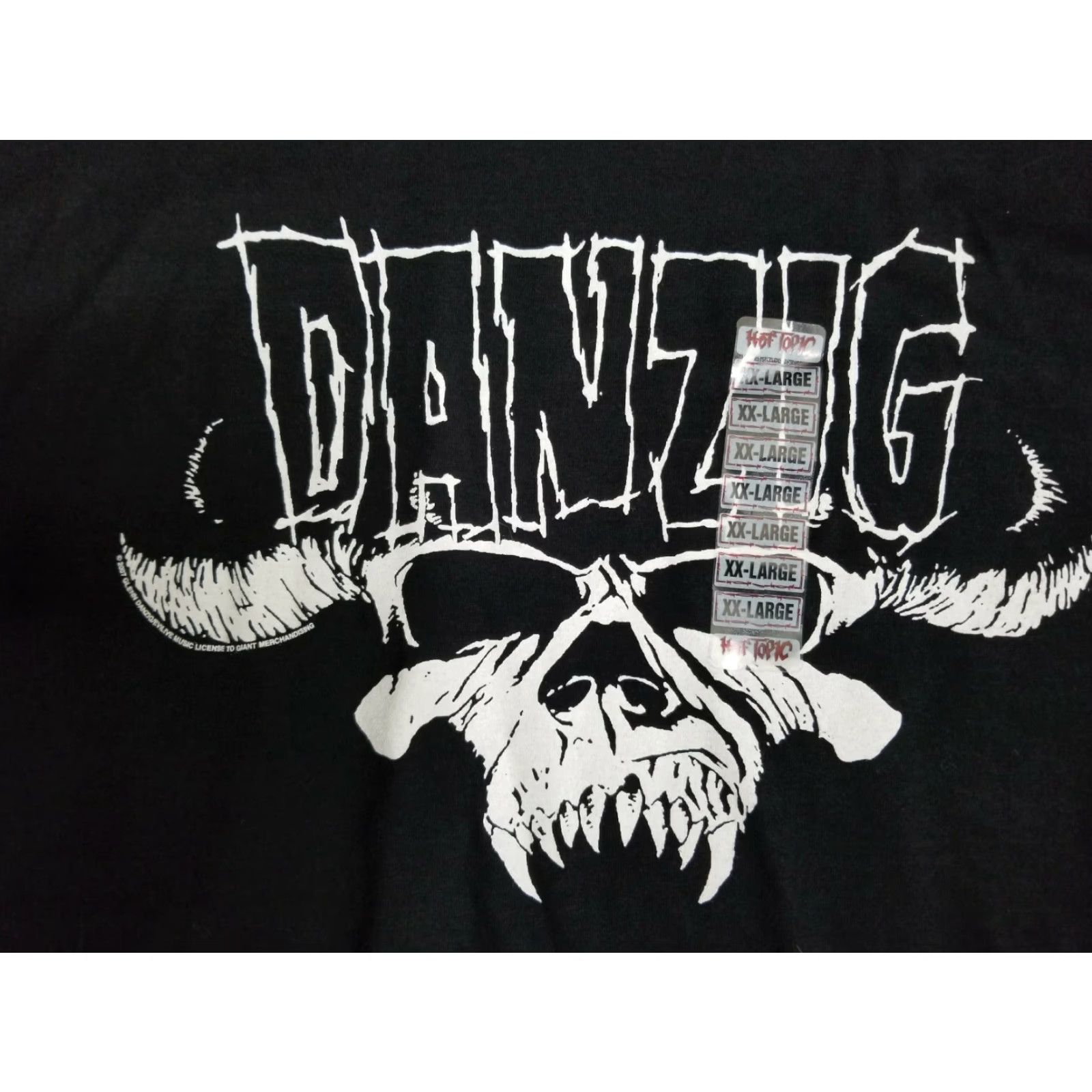 Vintage VINTAGE DANZIG BAND T-Shirt Mens 2XL Black Short Sleeve Crew Neck Deadstock 2007 Band Shirt Tee Mens Size US XXL / EU 58 / 5 - 5 Thumbnail