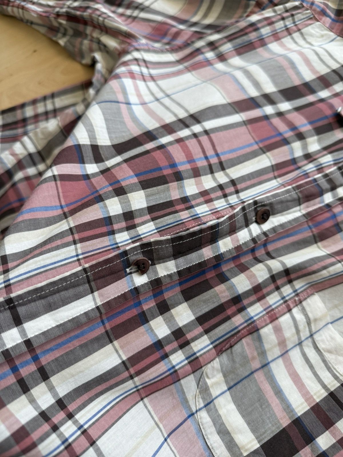 NN07 Nn07 No Nationality checkered ls vintage shirt Size US XL / EU 56 / 4 - 4 Thumbnail