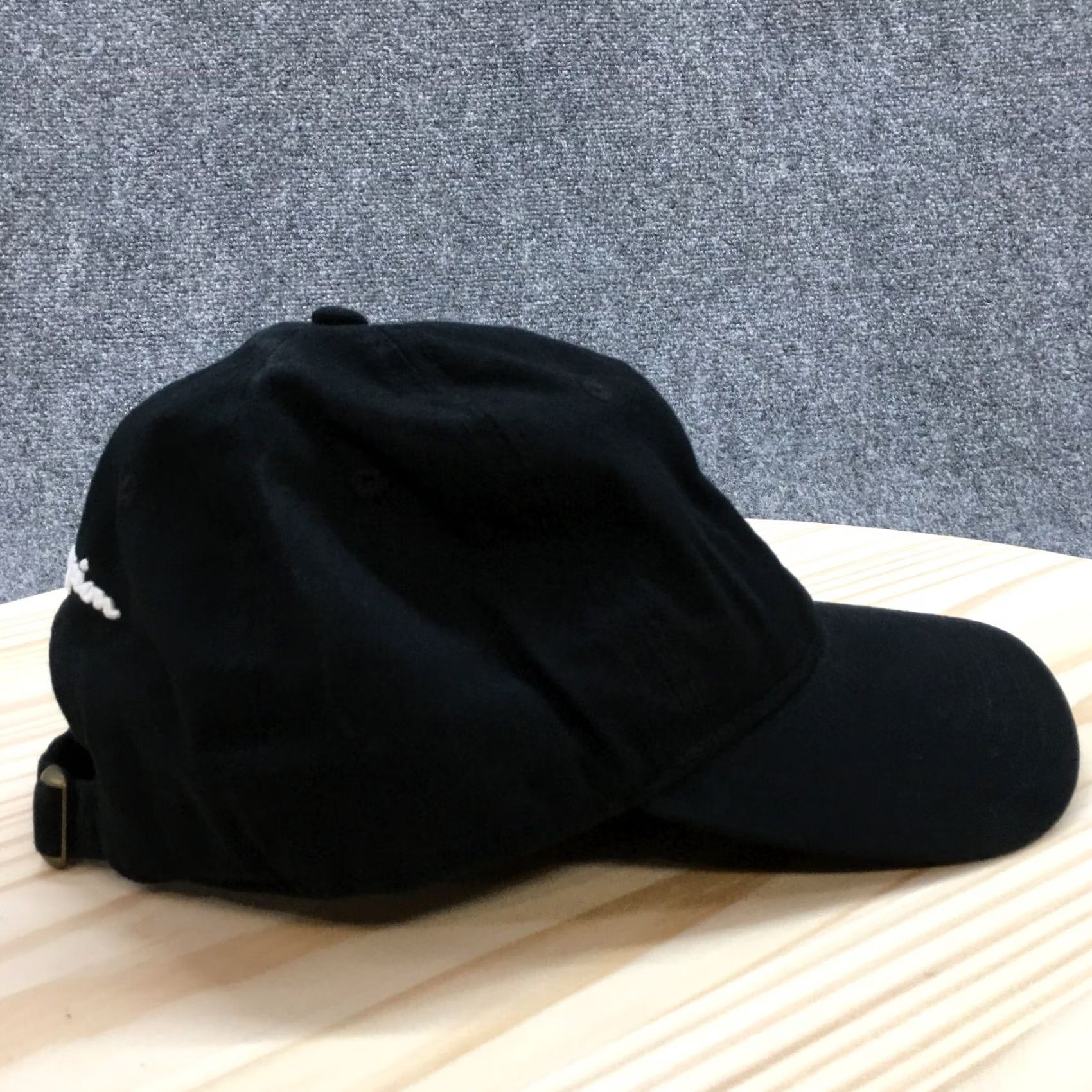 Champion Champion Baseball Cap Mens Black OS Adjustable Curved Brim Embroidered Logo Size ONE SIZE - 6 Thumbnail