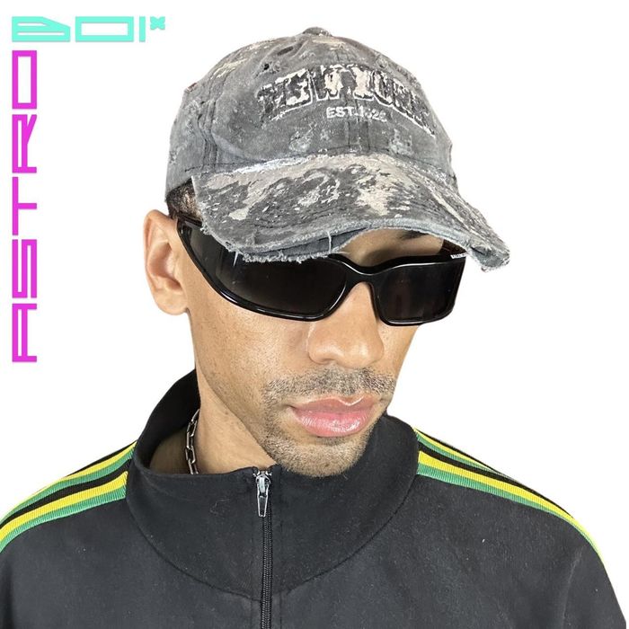 Other ASTROBOI* DISTRESSED METALLIC DRIP HAT Grailed