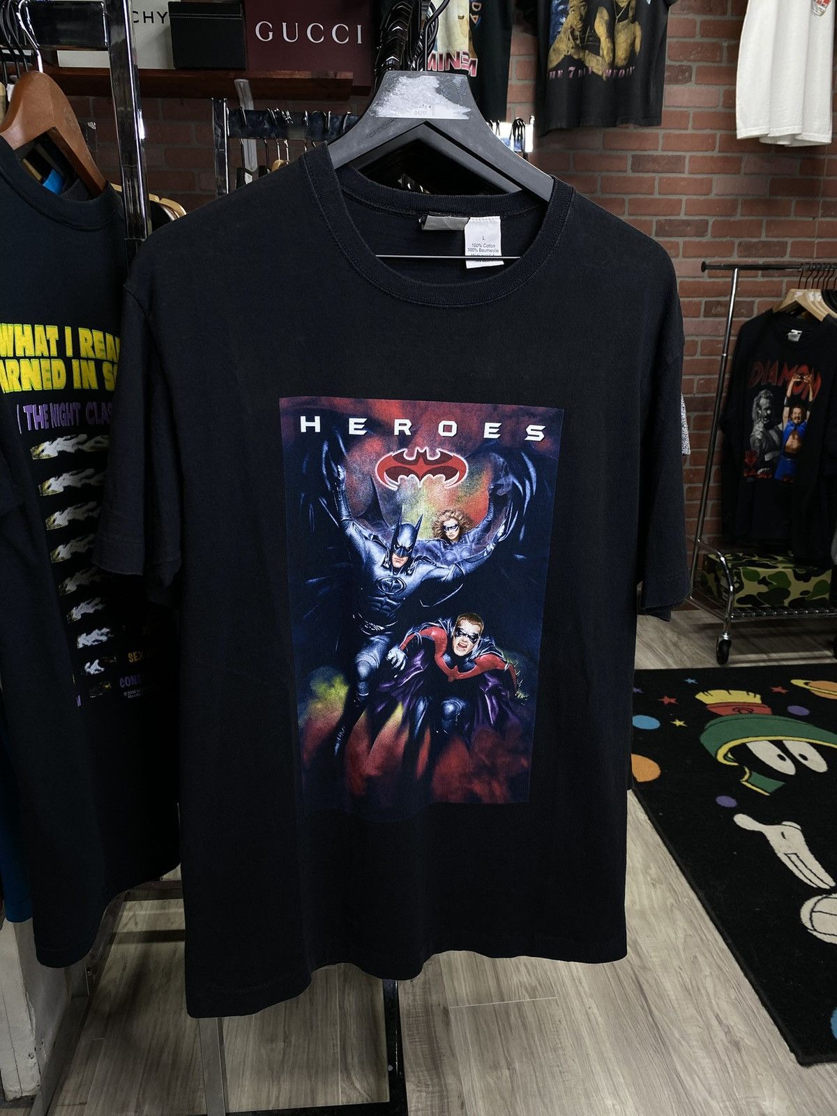 Vintage Vintage 1997 Batman & Robin Movie T-Shirt Adult Large Size US L / EU 52-54 / 3 - 1 Thumbnail