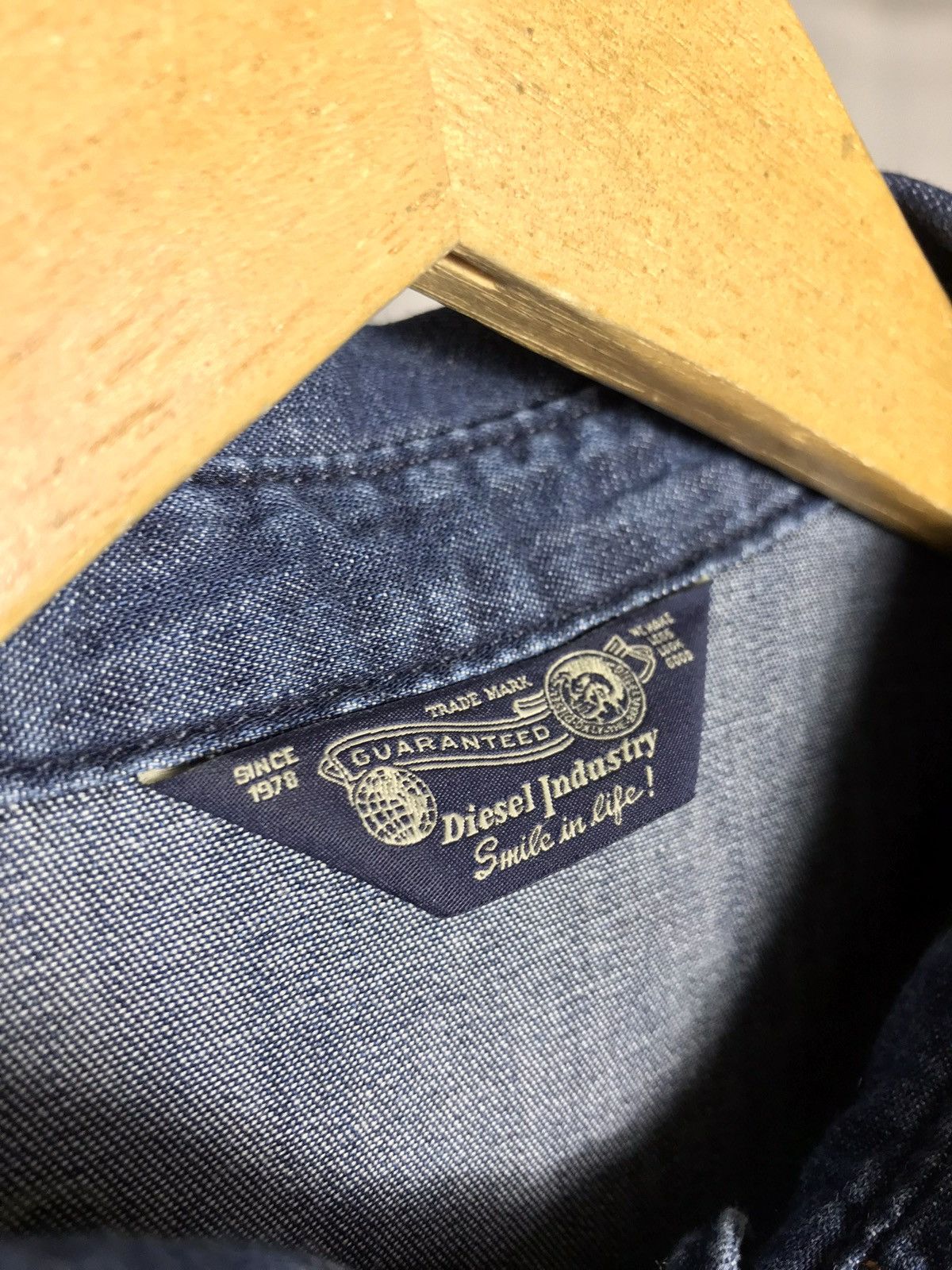 Diesel diesel industry mens shirt denim long sleeve blue jeans snap Size US M / EU 48-50 / 2 - 6 Thumbnail