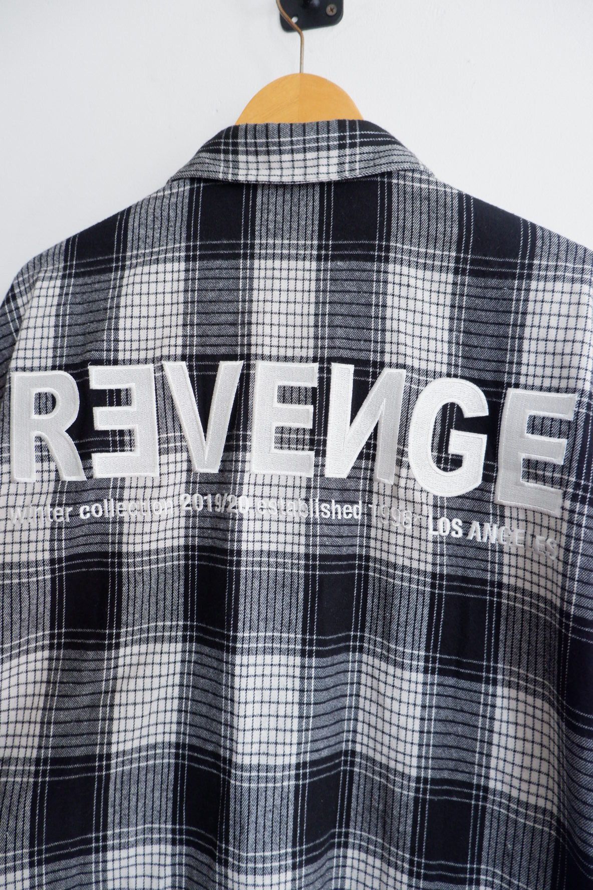 Revenge FW/20 REVENGE Embroidered Flannel Shirt Size US L / EU 52-54 / 3 - 5 Thumbnail